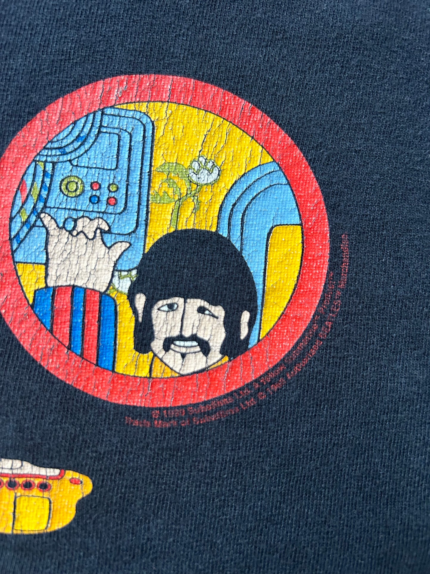 1998 Beatles Yellow Submarine Band Tee (XL)