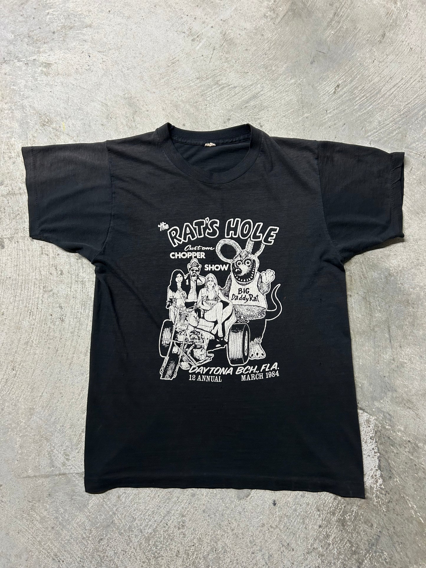 1984 Rat’s Hole Bar Biker Tee (Small)