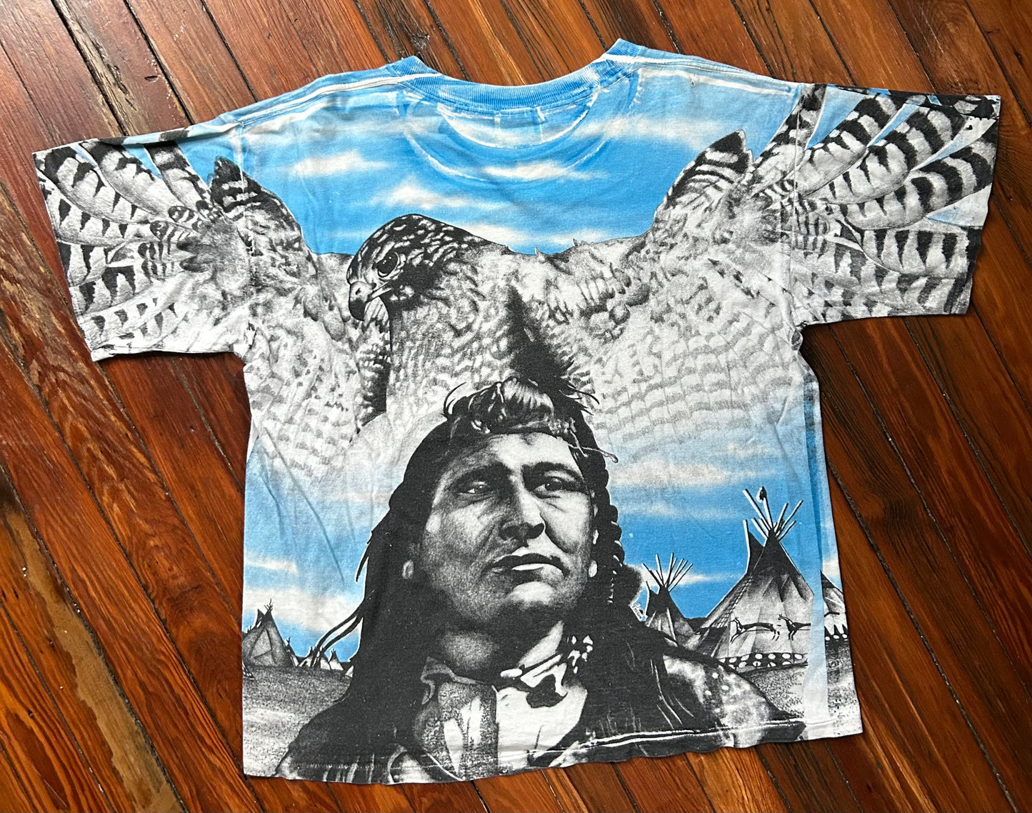 1990s Native American Eagle All Over Print (Large)