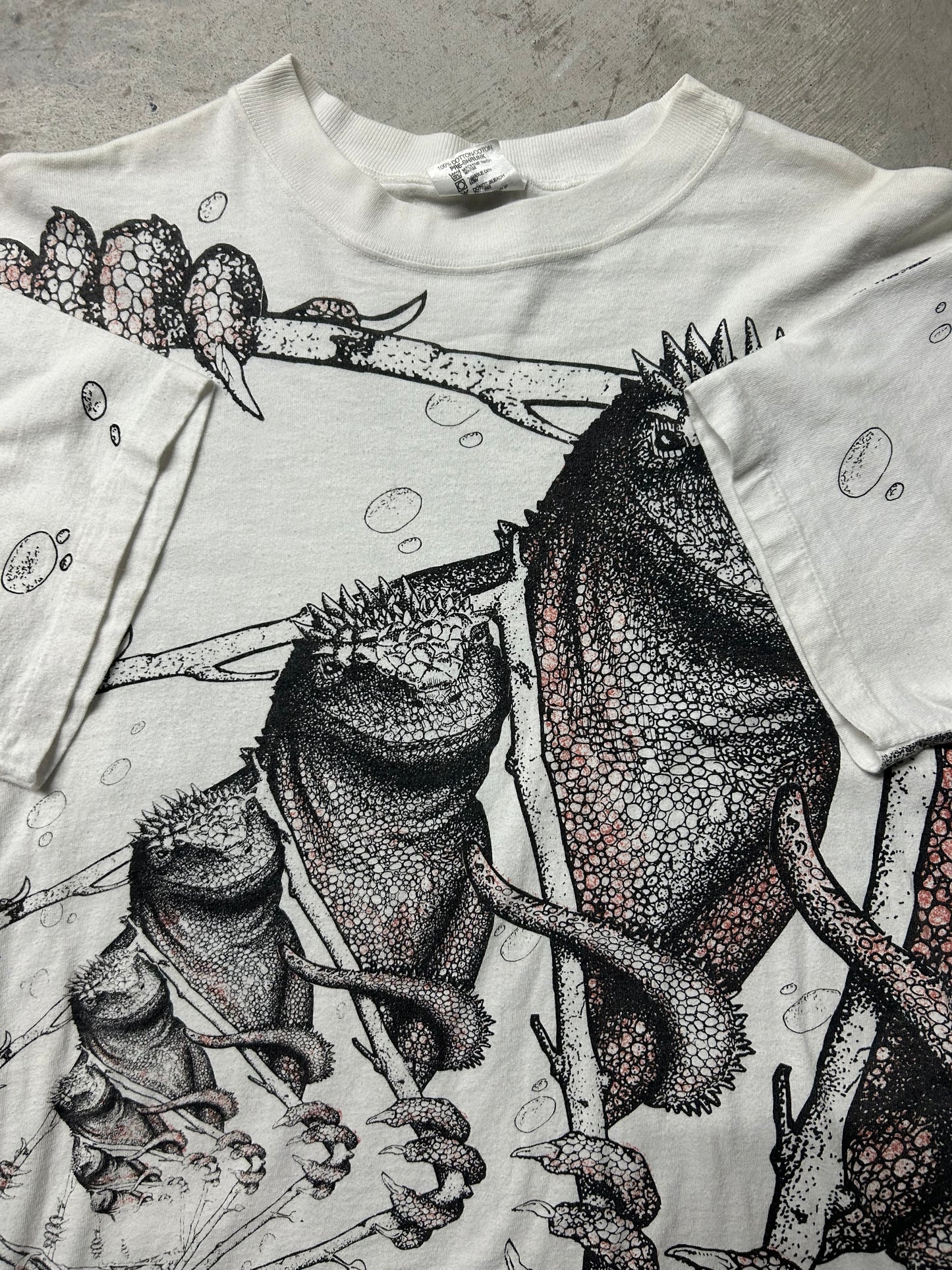 1990s Escher Style Iguana AOP Tee (XL)