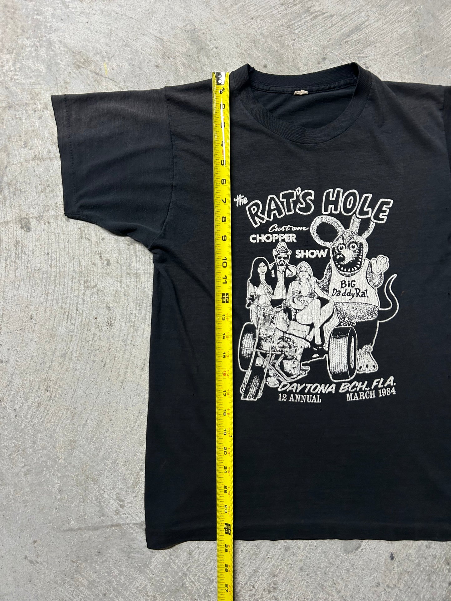 1984 Rat’s Hole Bar Biker Tee (Small)