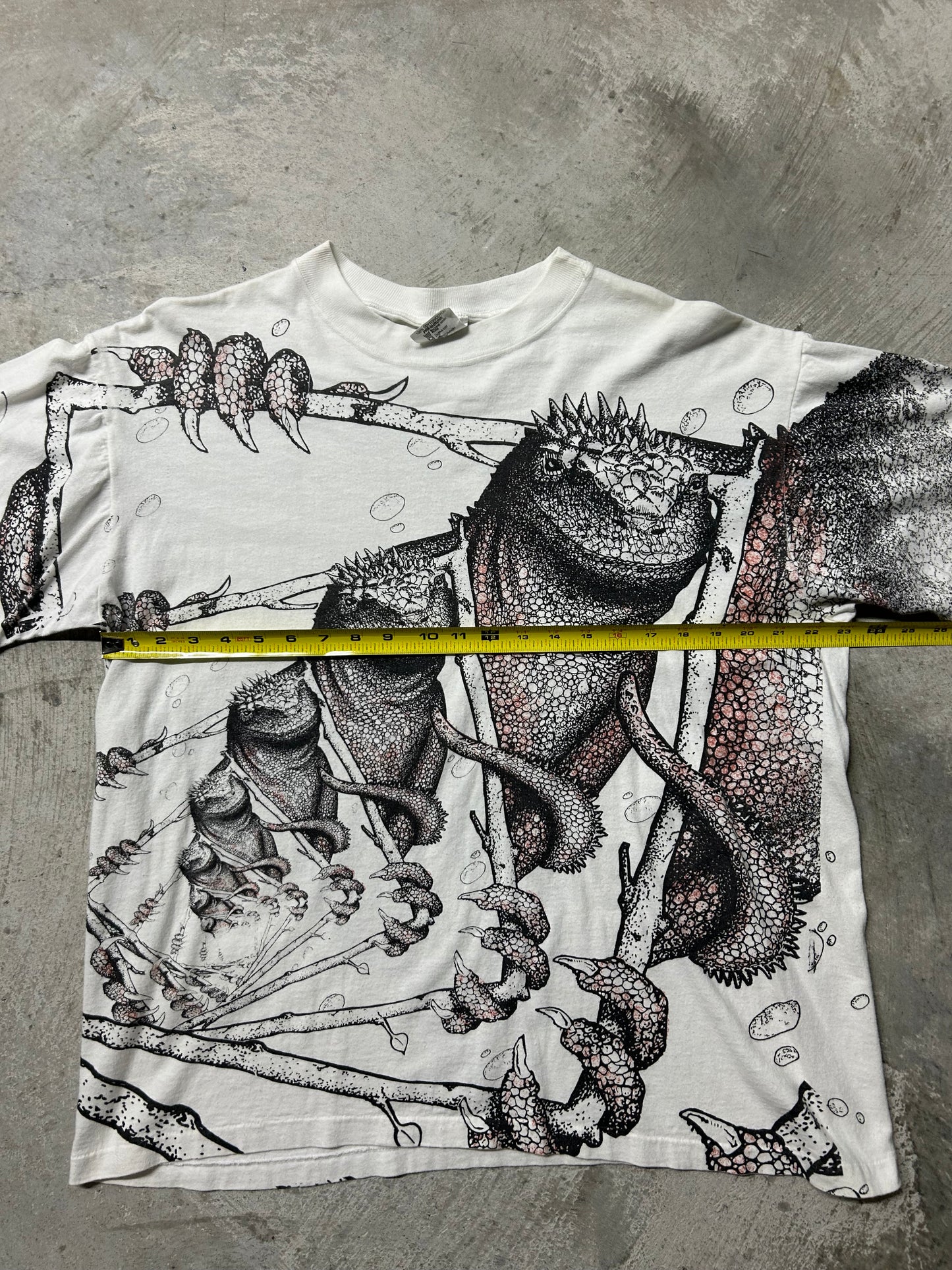 1990s Escher Style Iguana AOP Tee (XL)