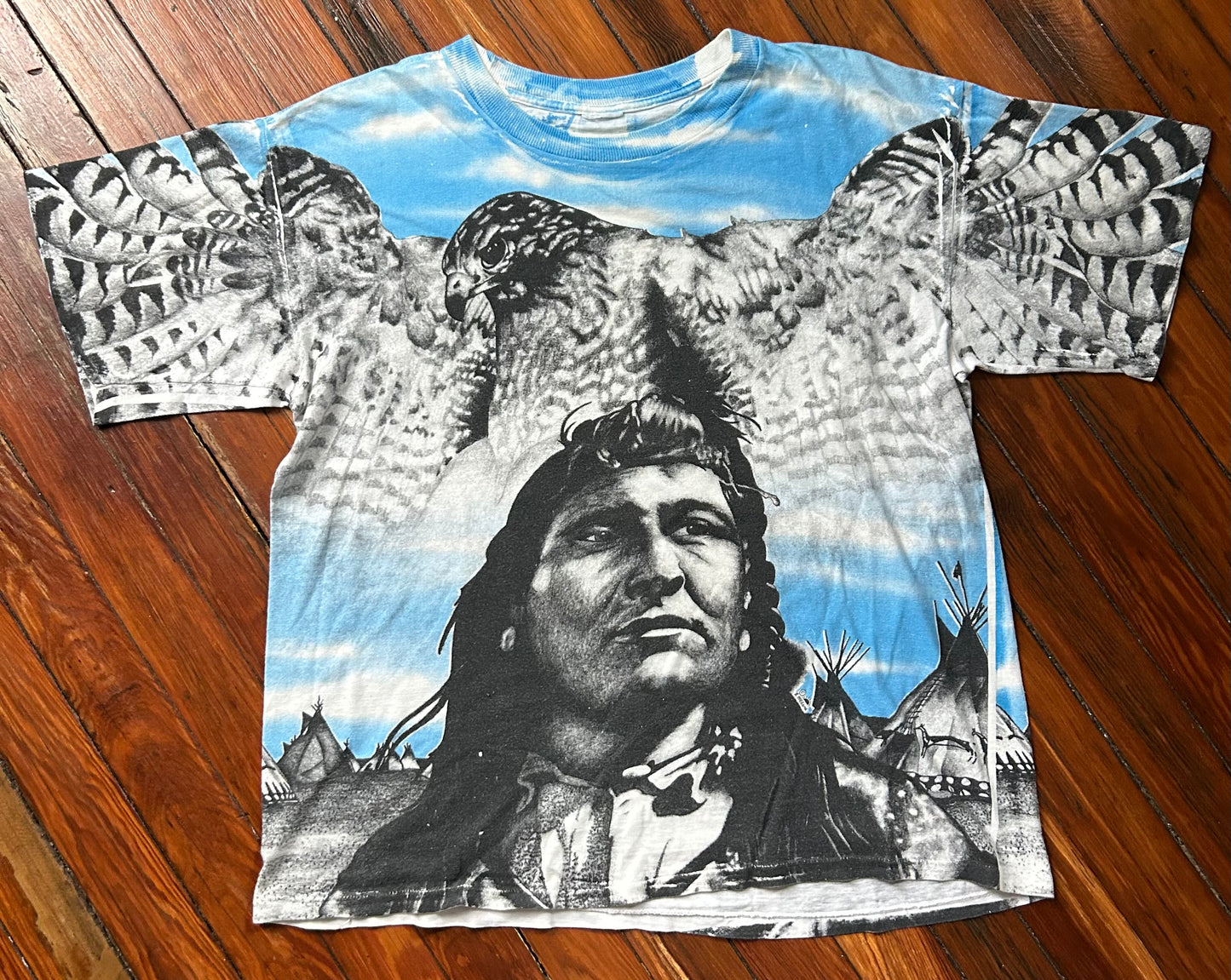 1990s Native American Eagle All Over Print (Large)