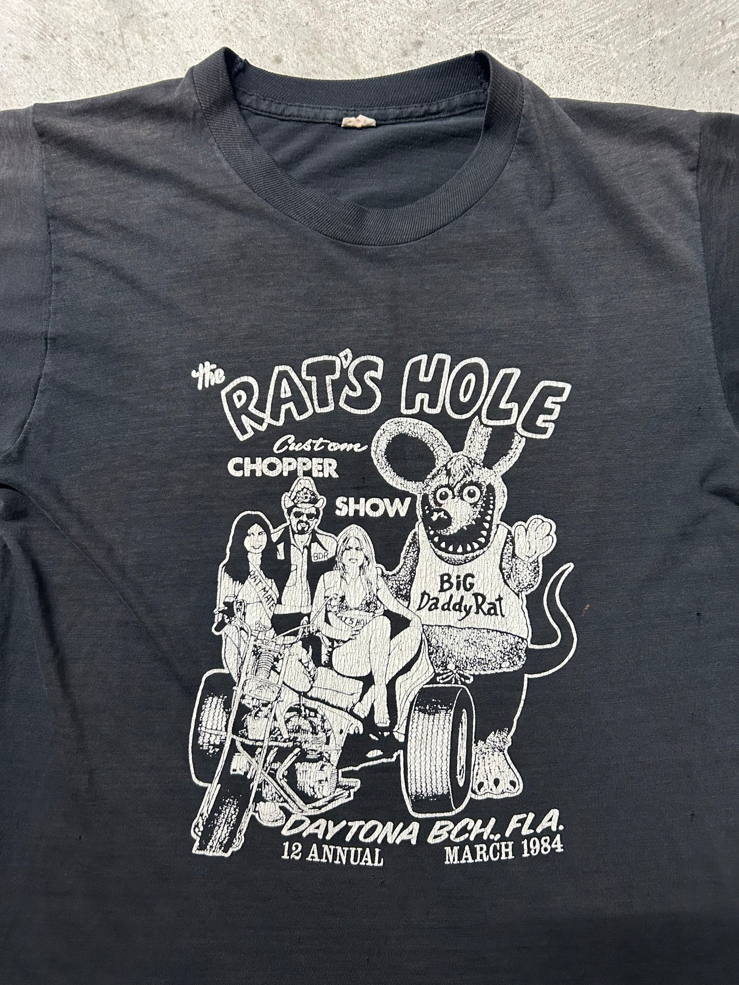 1984 Rat’s Hole Bar Biker Tee (Small)