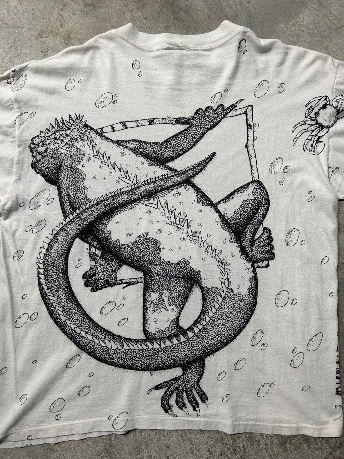 1990s Escher Style Iguana AOP Tee (XL)