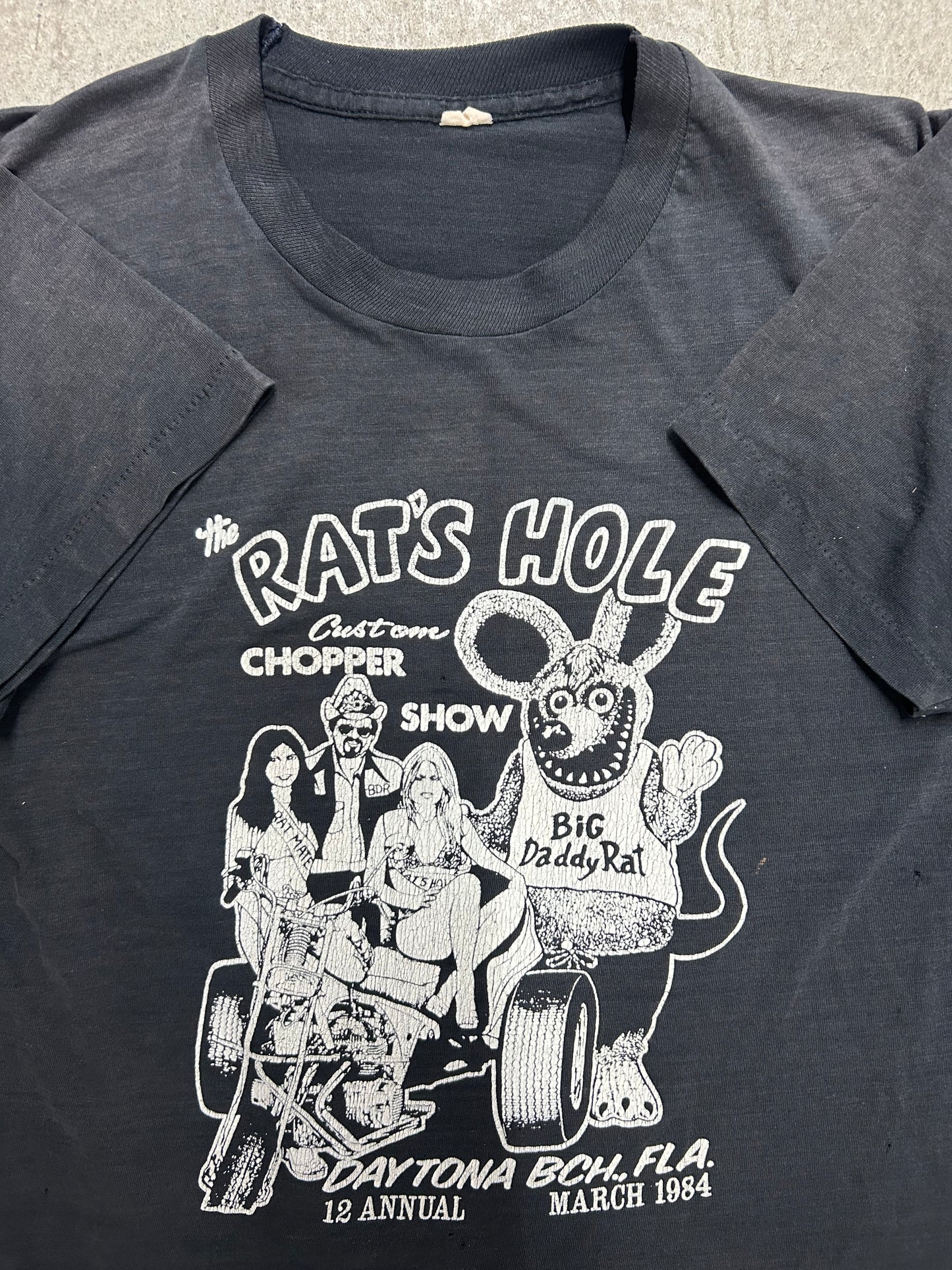 1984 Rat’s Hole Bar Biker Tee (Small)