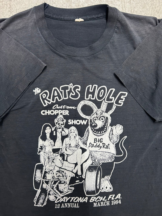 1984 Rat’s Hole Bar Biker Tee (Small)