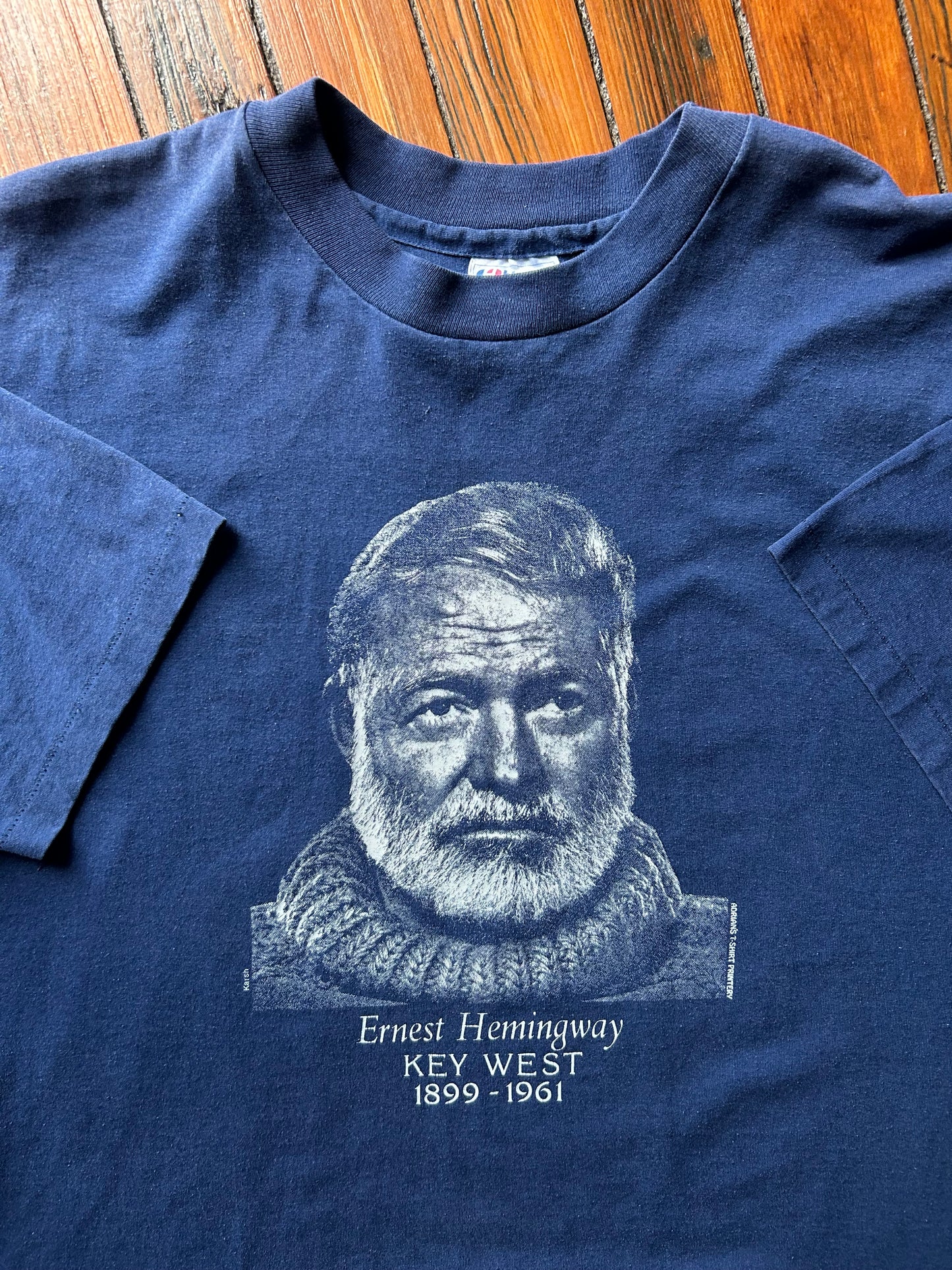 1990s Ernest Hemingway Memorial Tee (XL)