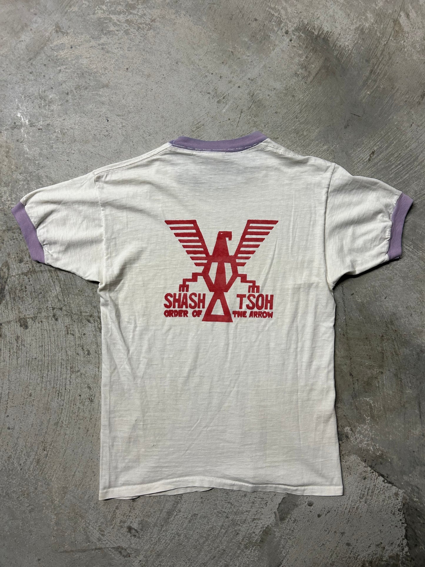 1980s University Of San Diego Fraternity Ringer Tee (Small)