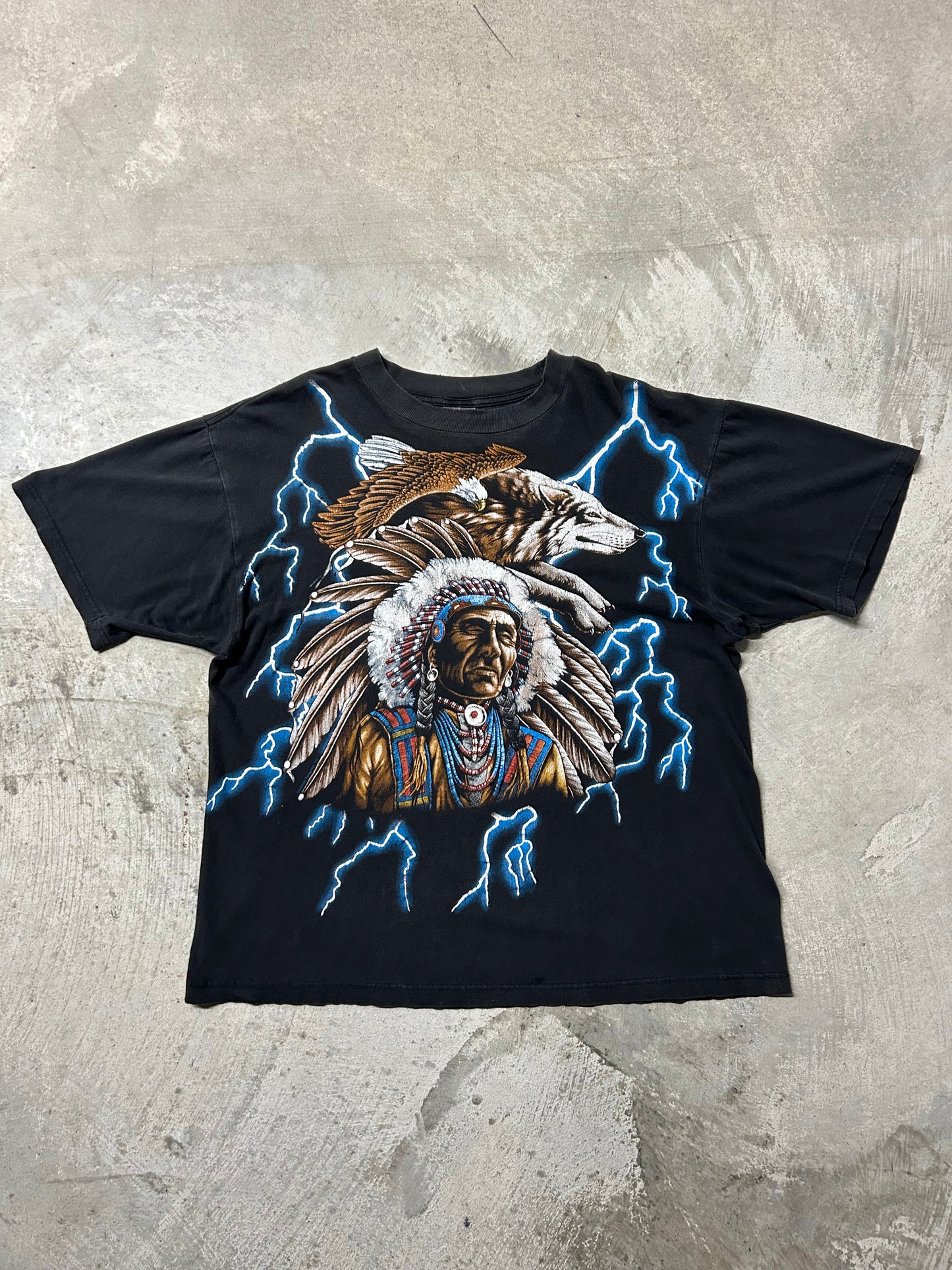 1990s American Thunder Native American AOP (XL)