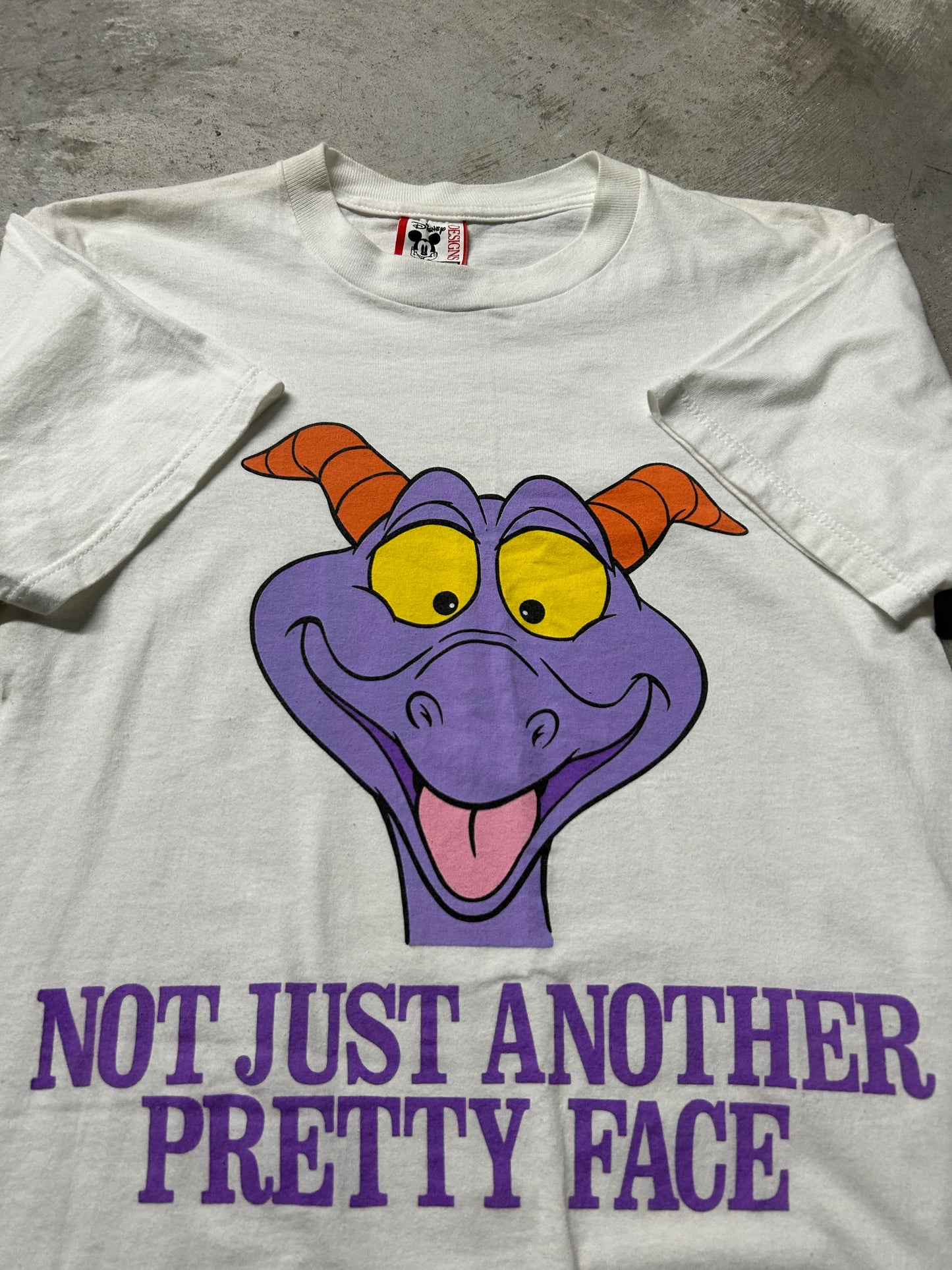 1990s Disney Figment Dragon Cartoon Tee (Medium)