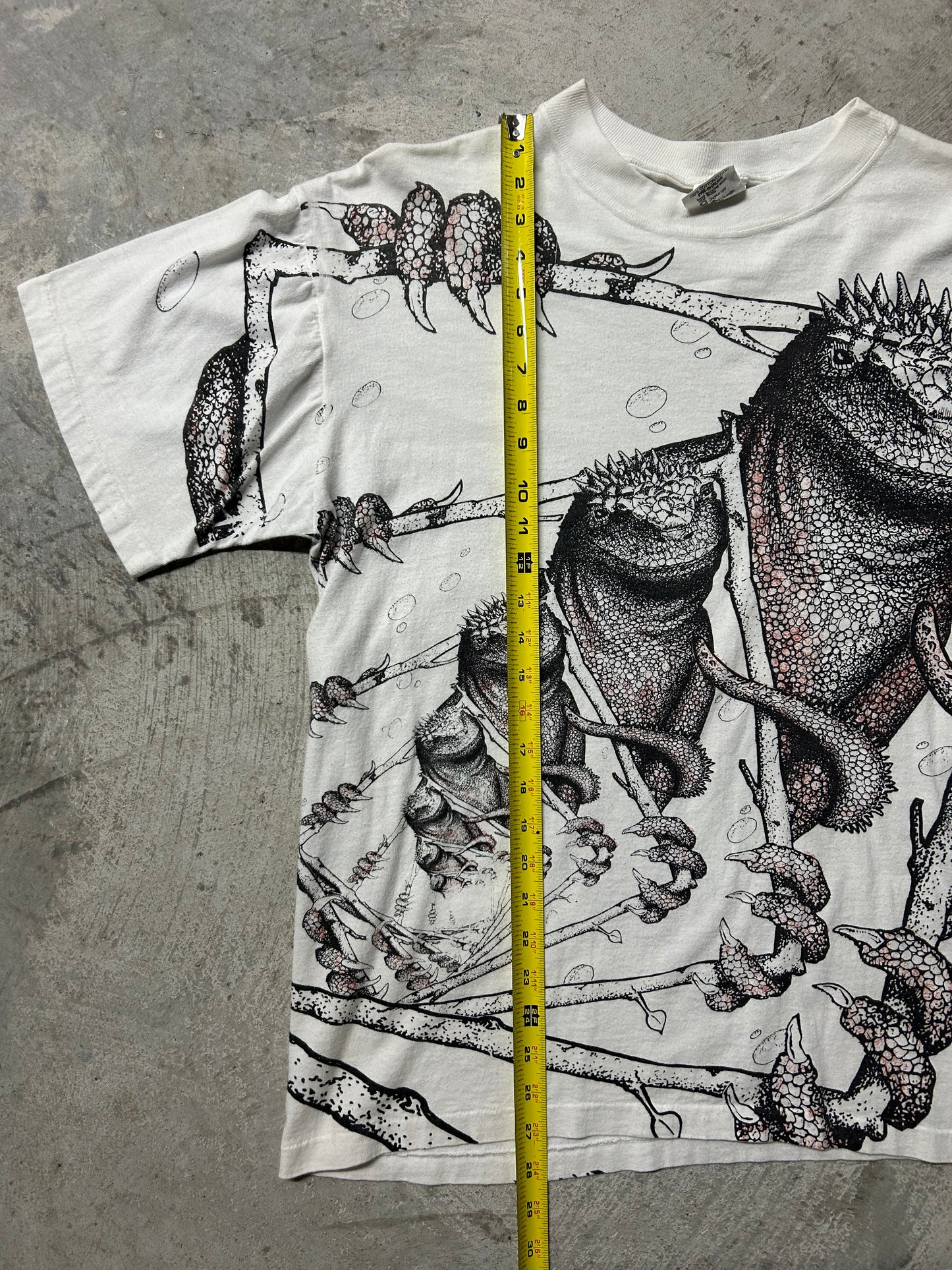 1990s Escher Style Iguana AOP Tee (XL)