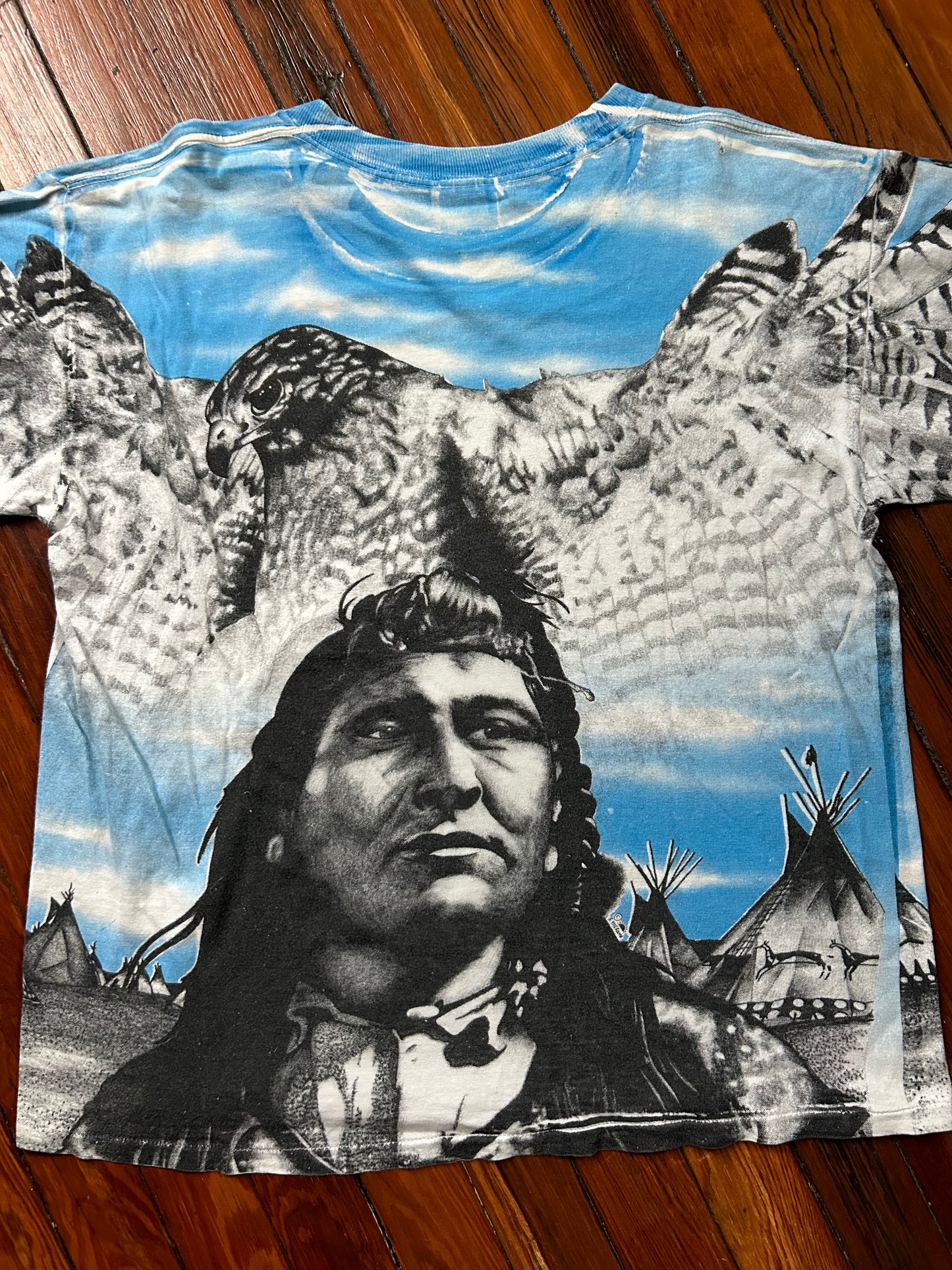 1990s Native American Eagle All Over Print (Large)