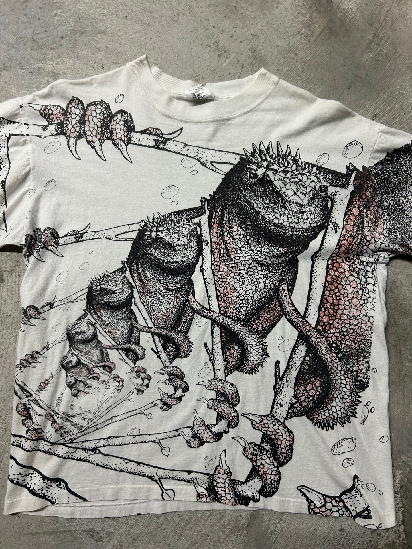 1990s Escher Style Iguana AOP Tee (XL)